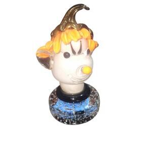 VINTAGE MURANO GLASS MCM BARBINI ELG  CLOWN FIGURINE